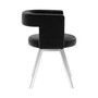 Tecta,Tecta D8P Polstersessel,Schwarz 099 - City Velvet,Chrom,Sessel,klassische Sessel