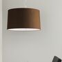 AxoLight-Velvet-LED-Pendelleuchte-Braun
