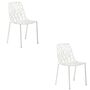 Fast Forest Stuhl von Fast  Antikes Weiss , Beine bedeckt mit Aluminium
