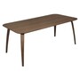 Gubi Gubi Dining Table Rectangular - Esstisch L: 200 cm / B: 100 cm, American Walnut Semi Matt Lacquered