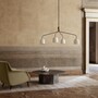 Gubi Gubi Howard Chandelier 4 Arm Long - Kronleuchter