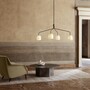 Gubi Gubi Howard Chandelier 4 Arm Long - Kronleuchter