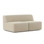 Classicon Module A Zweisitzer Mitte Sofa Soft Stone von Classicon Antoni - Grünbeige 813 