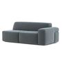 Classicon Module C Zweisitzer Rechts Sofa Soft Stone von Classicon Andro Plus - Hellblau 543