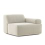 Classicon Module F Einsitzer Rechts Sofa Soft Stone von Classicon Pamir RE - Weiss 910