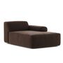 Classicon,Module H Recamier Rechts Sofa Soft Stone von Classicon Andro Plus - Rostbraun 528