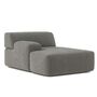 Classicon Module G Recamier Links Sofa Soft Stone von Classicon Pamir RE - Stahlgrau 996
