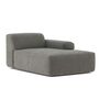 Classicon,Module H Recamier Rechts Sofa Soft Stone von Classicon Pamir RE - Stahlgrau 996