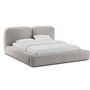 Micadoni MICADONI MARTINA Bett Boston - Light Grey, B: 200 cm