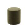 Micadoni MICADONI DIA Pouf Velvet - Green,  Ø: 40 cm / H: 35 cm