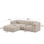 Micadoni MICADONI LUPINE Ecksofa Velvet Salvador - CoralMicadoni MICADONI LUPINE Ecksofa, L: 260 cm