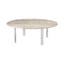 Gubi Gubi Ioi Coffee Table Chrome / Brass Sphere, Ø: 100 cm