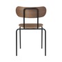 Gubi Gubi Coco Dining Chair - Stuhl Stapelbar Walnut Lacquered