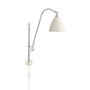 Gubi Wandleuchte 'Bestlite BL5' mit Chromgestell Soft White Semi Matt