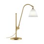 Gubi Tischlampe 'Bestlite' mit Messinggestell Bone China