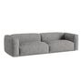 Micadoni MICADONI MARTINA 4 Sitzer Sofa Boucle Monet - Graphite
