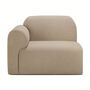 Ethnicraft Modulsofa Endsitzelement Bulky von Ethnicraft  Rechts, Almond