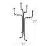 Fritz_Hansen_Coat_Tree_Wand_Dimensions
