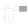 Vondom Vondom Gatsby Armless Section - Sofa 