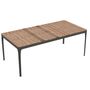 Ethimo Ethimo Play Rectangular Dining Table 199 X 99 cm Warmes Grau, L: 199 cm , Teakholz
