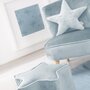 Roba Bundle Lil Sofa Inkl Kindersofa Sternenhocker & Dekokissen Stern - Hellblau/Sky