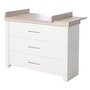Wickelkommode Lucy Mit Wickelansatz 3 Soft-Close-Schubladen