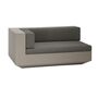 Vondom Vondom Vela Left - Chaise Longue  Tortora, Basic 