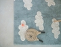 Lorena Canals Clouds 120 x 160 cm - Vintage Blue