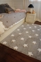 Lorena Canals Grey Stars White 120 x 160 cm