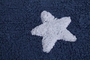 Lorena Canals Navy Stars White 120 x 160 cm