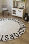 Lorena Canals Round ABC Ø 150 cm - Natural - Black