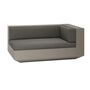 Vondom Vondom Vela - Right Chaise Longue Tortora, Basic 