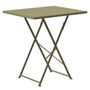 Ethimo Ethimo Flower Rectangular Table 55 x 70 cm Olivgrün