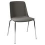 &Tradition Stuhl Rely HW65 von &Tradition Steingrau, Chrome