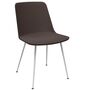 &Tradition Stuhl Rely HW6 von &Tradition Burnt Umber, Chrome