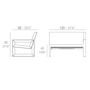 Vondom Vondom Frame - Sectional Sofa Right 