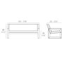 Vondom Vondom Frame - Sofa Black