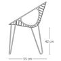 Joli Wire Dining Chair - Esszimmerstuhl