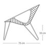 Joli Joli Wire Lounge-Sessel