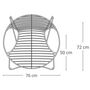 Joli Joli Wire Lounge-Sessel