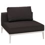 Gloster Gloster Grid Centre unit - Mittelelement Bone, Ground Charcoal