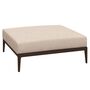 Gloster Gloster Grid Ottoman - Hocker Java, Ground Sand