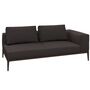 Gloster Gloster Grid End Unit - Endelement Java, Ground Charcoal, Endelement Rechts
