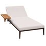 Gloster Gloster Grid Lounger - Liege Java, Ground Beach
