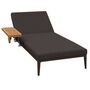 Gloster Gloster Grid Lounger - Liege Java, Ground Charcoal