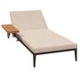 Gloster Gloster Grid Lounger - Liege Java, Ground Sand