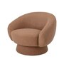 BLOOMINGVILLE TED LOUNGE CHAIR, BROWN, POLYESTER