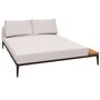 Gloster Gloster Grid Chill Chaise Element Teak - Outdoor Chill Liegestuhl Element aus Teakholz Java, Ground Beach, Chill Liegestuhl Element aus Teakholz Links