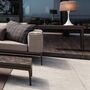Gloster Grid Small Coffee Table Ceramic - Outdoor Kleiner Couchtisch aus Keramik