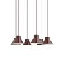 Muuto Muuto Top Pendant Cluster - Pendelleuchte Deep Red